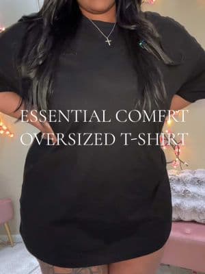 Essential Comfrt oversized T-shirt ! Get all the colors, they have so many. #oversizedtshirt #tshirtdress #TikTokShop #tiktokshopcreatorpicks 