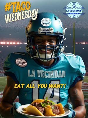 Fuel up for the Big Game with All You Can Eat Tacos! 🌮🏈 Join us this Taco Wednesday and eat like a champ! 🔥  📍 @lavecindadlv  #GameDayEats #TacoWednesday #AllYouCanEat #tacos #allyoucaneattacos #lasvegas #mexicanfood #mexicanrestaurant #biggame #asadatacos #carnitastacos #chorizotacos #pollotacos #cabezatacos #pastortacos #foodtiktok #FoodTok #lasvegastiktok #vegastiktok #foodoftiktok #lavecindadtiktok #tacostiktok #lavecindad® #lavecindadlv #lavecindad @Travel Channel @Food Network @Vanessa Barreat @La Vecindad® Cantina 