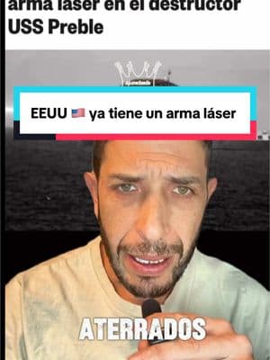 EE.UU. prueba con éxito un arma láser en el destructor USS Preble #ajcreciendo #ajinformando #estadosunidos #estadosunidos🇺🇸 #laser 