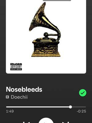 She was NOT playin around #doechii #grammys #nosebleeds 