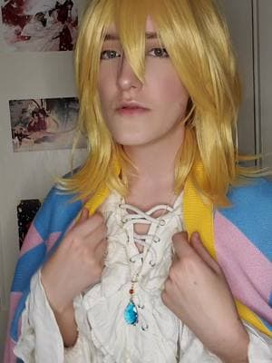 not the first castle he's broken into, and it won't be the last 😌 #howlpendragon #howlsmovingcastle #howlcosplay #cosplay #studiighibli 