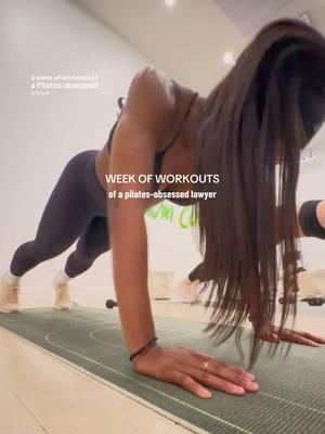 WEEK OF WORKOUTS @SOTOMETHOD tyyy for having me 🫶🏾 #pilates #workouts #fyp #foryou #winterarc #solidcore #nycworkout #lawyer #lawyerlifestyle #worklifebalance #coreworkouts #pilatesbody #pilatesprincess #fitness #workoutmotivation #workoutsplitforwomen #workoutroutine #aloyoga  @Barry’s @[solidcore] @Sam Edelman 