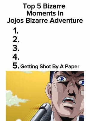 Bizzare Moments in Jojo Bizzare Adventure #anime #jojosbizarreadventure #jjba #josuke #josephjoestar #jotarokujo #giornogiovanna #kirayoshikage #jankankun 