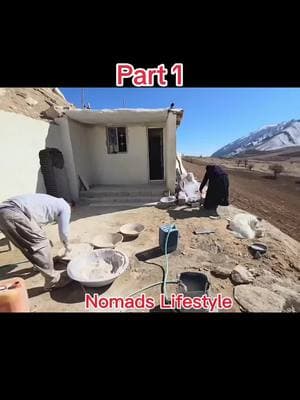 Plastering Grandmother's Magic Cave： New Project： New Master. Part 1. #nomads #rural #villagelife #respectwomen #respect #nomadslifestyle #nomadslife 