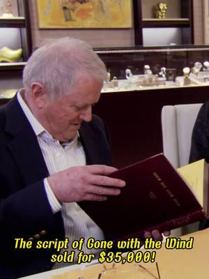 The script of Gone with the Wind sold for $35,000! 🎬📜   #beverlyhillspawn #beverlyhills #foryou #fyp #pawn    #pawnshop #pawnshops #pawnstars2023 #pawnstarsdoamerica #entertainment #fyp    