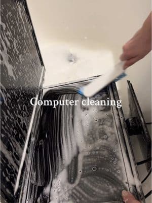 Surprising my boyfriend by cleaning his work computers!! #CleanTok #cleaninghacks #cleaningtips #cleaningmotivations #maintenencecleaning #deepcleaning #howtoclean #cleanwithme #asmrcleaning #asmrspongesqueezing #relaxingcleaning #tubscrub #floorscrub #cleaningproducts #soapsuds #satisfyingcleaning #cleaningbathroom #cleaningreset #sudsymopping #deepcleaningbathroom #cleantokasmr #homedeepcleaning #cleaningtransformation 