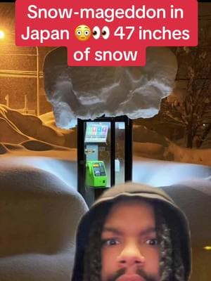 Japan just received record breaking snow #japan #snow #snowstorm #scary #fyp #fypシ #foryou #foryoupage 