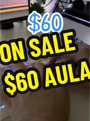 ON SALE HURRY #aula #tiktokshopfinds #aulakeyboard #hotswapkeyboard #gamingperipherals #trimodekeyboard #affordabletech #keyboard #gasketmount #aulaf75 #trimodeconnectivity   #keyboardasmr #asmr  #viral #creamykeyboardasmr #shinethroughkeycaps #keyboardrgb #TikTokShop 