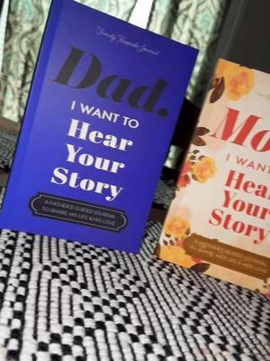 Go get these books for your mom, dad or even your yourself! Tomorrow isn’t promised & our babies deserve to be able to go back and read about us in our lives. #fyp #gogetit #momiwanttohearyourstory #dadiwanttohearyourstory #amazingbooks #mothersday #FathersDay #mom #dad 