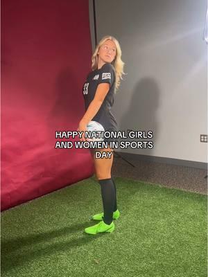 what a blessing it is #ngwsd #nationalgirlsandwomeninsportsday #Soccer #girlssoccer #collegesoccer #womenssoccer #womenssports #juliacser 