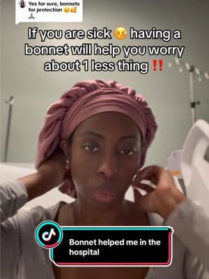 Replying to @All the Kurios sis your 💯correct bonnets are for protection #bonnet #bonnets #bonnetchronicles #hairprotection #haircare #haircareroutine #hairbonnet 