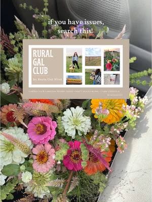 Replying to @brigetteburrrealtor rural gal garden club chats start this week in my group - more info here! #ruralgalclub #rural #ruralgalgardenclub 