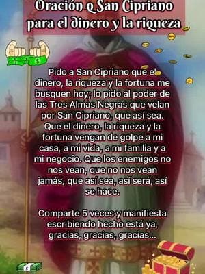 Oración q San Cipriano para el dinero y la riqueza…  #herberiabotanicamagica #laherberia #laherberiapuebla #laherbería #oracion #oracionespoderosas #oración #oraciones #sancipriano #riqueza #dinero #abundancia #prosperidad #abundancemanifestation #abundanciayprosperidad #prosperidadyabundancia #fortuna 