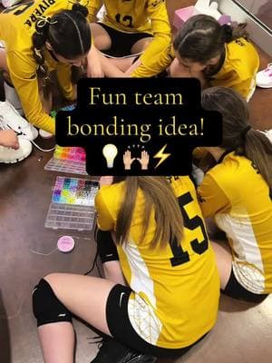 P.s. you can even ask your coaches to join in! #athletes #volleyballgirls #teambonding #volleyball #sports #clubvolleyball #volleyballteam #ballislife #teambondingideas 