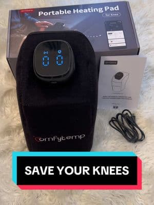 I love running, but my knees DO NOT. 🥴 This portable heating pad for knees has CHANGED MY LIFE.  If you suffer from knee pain, but hate the thought of pills, try this. It really is a game changer. #portableheatingpad #comfytemp #portableheatingpadforknees #knees #kneepain #Running #jogging #armabenoit #genx #microinfluencer #genxtiktokers #runner @Comfytemp @Comfytemp US 