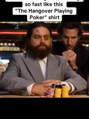 The Hangover Playing Poker Shirt #thehangover #blackjack #movieshirt #movie #shirt 