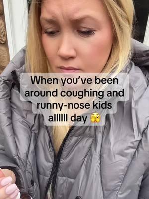 No time to get sick over here! The whole fam and I used our nasal spray as soon as we got home from a very busy place with coughing and runny nose babies!   #sickseason #coldandfluseason #postnasaldrip #runnynose 