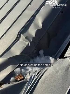 The F#AA is investigating after a six-foot chunk of ice mysteriously fell from the sky, slamming into a home in #PalmCoast, #Florida. #DavidMuir reports. #WorldNewsTonight #News #ABCNews #investigation