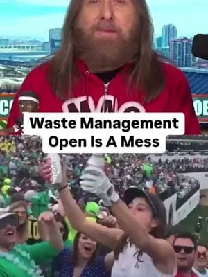 The Waste Management Open is a mess! @super70ssportsofficial #outkick #rickycobb #therickycobbshow #super70ssports #wastemanagementopen #wmphoenixopen #golf #golftiktok #culture #culturetiktok #sports #sportstiktok