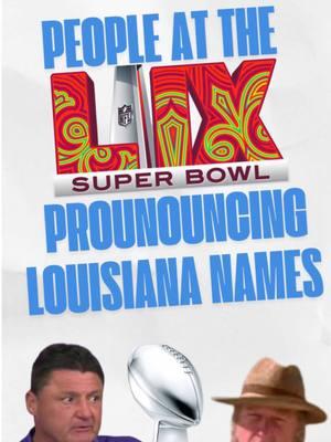 Former LSU defensive end Michael Brockers tries to pronounce Louisiana words 😬 Let’s see how he does  #SuperBowl #SBLIX #SuperBowlLIX #RadioRow #LSUTigers #Louisiana #NewOrleans 