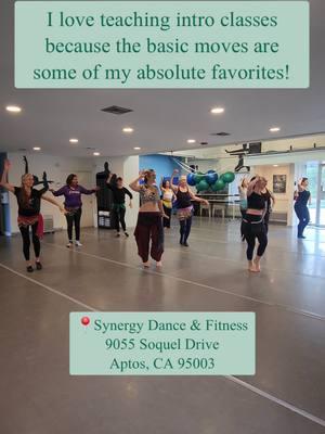 I love teaching Intro to Bellydance! Even as a more advanced dancer with decades of study under my belt, the basics are some of my favorite moves, even without fancy layers or crazy isolations. If you're in the Aptos/Santa Cruz area, join me on Saturdays from 11-12 at Synergy ❤️ #bellydance #danceclass #aptos #california #danceteacher #raqssharqi #egyptianstyle #dancetok #dancefit #dancemoves #dancelife #chantaldancelife 