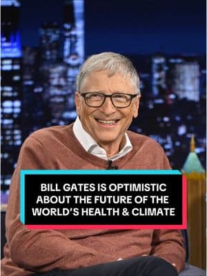 Bill Gates is optimistic about the future of the world’s health and climate. @Source Code | Bill Gates #FallonTonight #TonightShow #BillGates #SourceCode #JimmyFallon 