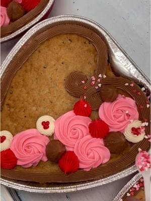 I’ll never dessert you 🍪❤️ Our Chocolate Chip Cookie Hearts are the sweetest treat for your Valentine 💕 Valentine’s Day order deadline is Tuesday, February 11th for pickup on Friday, February 14th! 🍰 #valentine #ValentinesDay #bakery #bakinglove #bakerylife #bakinglifesweeter #bethelpark #dessertoftheday #cookiecake #bethelbakery #bakingtiktok #bakerytiktok #bakingvideo 