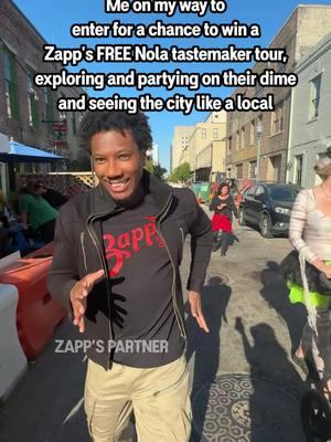 You. Zapp’s. Food. Flavor. Music. More. FREE tour in NOLA. Say less. 🤫 Check the link in our bio for more details. #MardiGras #NOLA #Zapps #Tastemaker #Tours #Travel #Voodoo