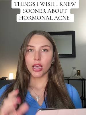 I wish someone told me all of these things when i started my acne journey  #skincare #hormonalacnejourney #hormonalacne #acnescars #anceproneskin 