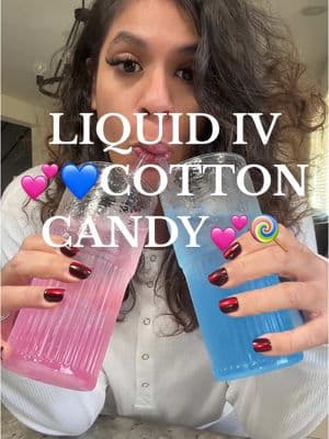 My newest obsession 💕💙🍭 cotton candy liquid iv 💕💕💕💕  #cottoncandyliquidiv #liquidiv #cottoncandy #tiktokshopjumpstartsale #tiktokshoploveatfirstfind