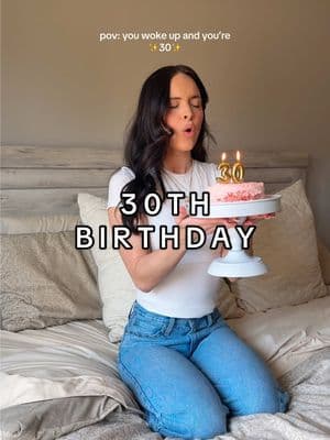 Hello 30 🤍✨ #30thbirthday #30 #thirty #30yearsold #30flityandthriving #birthday #birthdaygirl #MomsofTikTok #sahm 