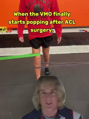 Getting that quad popping after ACL surgery comes in as our number 2 priority immediately post op, following closely to the number 1 priority of full knee extension. We get pretty stoked when those quads burn and get sore. "Ongoing quadriceps weakness after ACLR has been associated with impaired knee biomechanics, a slower functional progression within rehabilitation, low return to sport rates and patient satisfaction scores, and is correlated with the progression of radiographic knee osteoarthritis" #aclrehab #aclrehabilitation #aclsportsmedicine #aclreturntoplay #aclreturntosport #aclrecovery #aclsurgery #aclsurgeryrecovery #aclsurgerydone #aclphysicaltherapist