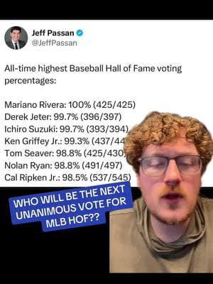 #greenscreen WHO WILL BE THE NEXT UNANIMOUS VOTE FOR MLB HOF?? #yankees #dodgers #mariners #MLB #hof #baseball #baseballcards 