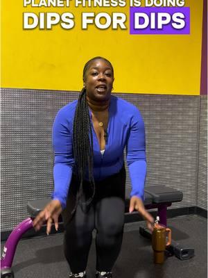 #AD What are you dipping into this weekend? Let us know!  I have a few more days to perfect my Spinach Dip before the Big Game but at least I got my Tricep Dips out the way 💪🏾 See you this weekend ! 🏋️💪🏾💜 @Planet Fitness  #BecomingHeronABudget #pff #planetfitness #planetfitnessworkout #planetfitnessfriend #spinachdip #armday #atlantacreator 