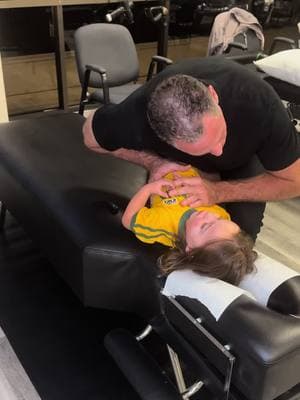 Kids need chiropractic, too! Adjusted kids are balanced and healthier. It may seem bewildering, but it works! Oz did GREAT 🥰 #newportbeach #chiropractor #chiropractic #oc #chirokids #welladjusted #healthy 