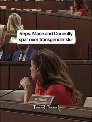 #SouthCarolina Rep. Nancy Mace and #Virginia Rep. Gerry Conolly sparred over Mace's use of transgender slur during a House Oversight hearing.