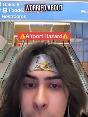 Replying to @vladie daddy #airport #escalator #rant #hazard #lol #bizaardvark #munchymonk #swag #greenscreen 