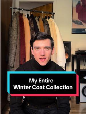 All the details for each coat are in the top left corner, let me know your favs! #wintercoat #closettour #fashiontok #fashiontiktok #coats #mensfashion #secondhandfashion #sustainablefashion #winteroutfit #wintercoats #closet #collection #archivefashion #menswear #ralphlauren #polo #armani #vintagearmani #giorgioarmani #jwanderson #commesdesgarcon #cdg #lanvin #lemaire #marcjacobs 