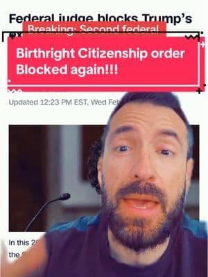 A second federal judge on Wednesday blocked President Donald Trump’s executive order that seeks to end birthright citizenship, saying it’s likely unconstitutional and “runs counter to our nation’s 250-year history of citizenship by birth.” The nationwide preliminary injunction from US District Judge Deborah Boardman is a significant ruling against Trump’s Day 1 order, which was swiftly met with legal challenges and put on hold days later by a separate judge. #birthrightcitizenhip #immigration #uscitizenship #immigrationlawyer #sdimmigrationlawyer 