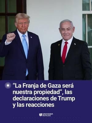 📌 El presidente Donald Trump sorprendió con la idea de que EEUU debe tomar el control de la Franja de Gaza. Tras una reunión con el primer ministro de Israel, Benjamín Netanyahu, Trump afirmó que "Estados Unidos se hará cargo de la Franja de Gaza". El mandatario señaló que el país desmantelará todas las bombas y armas en la zona, pero que también facilitará la reubicación "permanente" de sus habitantes en otras naciones del Medio Oriente. Estas declaraciones desataron una ola de reacciones y aquí te presentamos algunas de ellas. 👉 Más de esta noticia en el link de nuestra biografía 🔗. #EEUU #USA #US #Israel #Gaza #DonaldTrump #Trump #BenjaminNetanyahu #Netanyahu #Palestinos #Palestine #univisionnoticias 