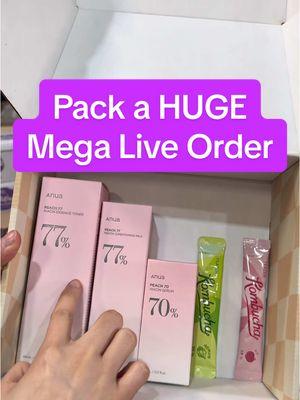 We appreciate every order and LOVE interacting with all our customers on our LIVEs 😍 Follow us so you can stay tuned for when we go live and lock in those live flash sales~ 🫶🏻 #megalive #live #liveshopping #livestream #TikTokShop #mediheal #tonerpad #kbeauty #sheetmask #skincare #anua #teazen #miraclair #shopsmall #tiktokshoploveatfirstfind 