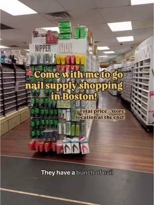 Come with me to go nail supply shopping in Boston! Went on a mission to find more colors from the DND Sheer Collection because they make the PERFECT base colors (my favs are Picnic for 2, Sunset Suede, Ivory Cream and So Dam Fly). This store is Boston has all the basics you need to stock your nail station!  📍Nail Bay Supply, Dorchester MA  #nailsupplies#nailsupply#comewithme#diynails#nailsupplystore#bostonnailsupply#gelx#gelxboston#bostonnails#bostonnailtech