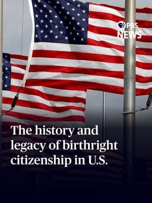 The history and legacy of birthright citizenship in the U.S. On his first day in office, President Trump signed an executive order to end universal birthright citizenship and limit it at birth to people with at least one parent who is a permanent resident or citizen. A federal judge put the order on hold, but if upheld, Trump’s move could upend a 120-year Supreme Court precedent. Stephanie Sy reports on the history and legacy of that case. #pbsnewshour #pbsnews#newshour#Trump #news #birthrightcitizenhip #immigration #citizenship #politics #policy #history