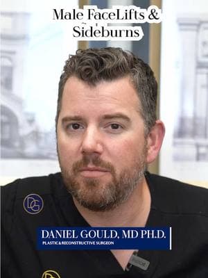 When performing facelifts on male patients, we need to be able to preserve the natural sideburn and beard line.  Instead of pulling skin back horizontally, facelifts should be performed vertically. This ensures that the sideburn and beard line maintain their natural, straight-up position along the anterior portion of the face. By lifting straight up, we preserve the natural area where the sideburn seamlessly meets the beard line, avoiding an unnatural or "pulled" appearance. This approach not only ensures a natural-looking result but also respects the unique aesthetic and anatomy of male patients. Want to learn more? Give our office a call ☎️ (310) 210-6941 📧 Care@drgouldplasticsurgery.com for a consult. Link in bio if want more info. . . . #weekendfacelift #weekendlift #facelift #crevassetechnique #faceliftsurgery #faceliftresults #deepplanefacelift #browlift #fattransfer  #necklift #preservationfacelift #malefacelift  Remember, cosmetic surgery comes with risks, including rare but serious outcomes. Stay informed and make choices wisely