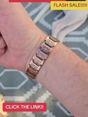 Jecanori pure copper bracelet with 3500 gauss magnets and a cross on each link @Jecanori.official #copperbracelet #pure #purecopper #copper #bracelet #iykyk #tiktokshoploveatfirstfind #tiktokmademebuyit #tiktokfinds #viralvideo #bracelet #copperbracelet 