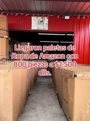 Llego Tráiler de Ropa de Amazon  Paletas con 800 piezas a $1,500 dlls.  ☎️9565725669 8107 S. 23 St. McAllen Texas 78503  #Amazon #ropadeamazon #mrpacas #proveedoresconfiables #poveedoresdirectos #ropanueva #ropaamericana #multiplicatudinero #ropaamericanapremium🇺🇲 