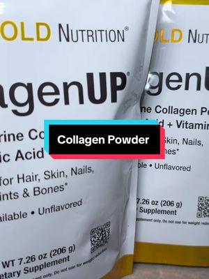 Build great healthy hair nails and bones with this collagen powder. #collagen #hair #nails #joints #californiagoldnutrition 