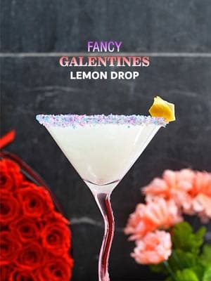 Fancy Galentine’s Lemon Drop Martini ✨ Wow, this cocktail is just ✨ glamorous! ✨ The best Lemon Drop Martini I’ve ever made—featuring the best glitter from Fancy Sprinkles. It’s absolutely stunning! 💖🍸 Recipe You can find this Fancy Sprinkles kit in the baking aisle at Walmart. 🛒✨ 💓📸 Tag me in your creations when you make this pretty cocktail! 🎀🎉 Cheers to a sparkling and fabulous Galentine’s season! 🥂💞💘 ✨ Like & follow for more recipes! Cheers! 💕🍹 Recipe Ingredients: 🍋 2 oz vodka 🍋 1 oz lemon juice 🍋 1 oz triple sec 🍋 1/2 oz simple syrup ✨ Fancy Sprinkles Moonstone edible glitter @Fancy Sprinkles®  #cocktail #bar #bartender #bartenderlife #cocktailsrecipe #valentines #ValentinesDay #Love #lovedrink #mimosa #galanetines #valentines #lovecocktails #Love bar #bartender #bartenderlife #cocktailsrecipe #cheers #classiccocktails