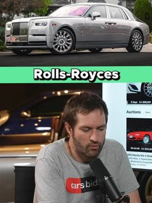 Why do Rolls Royces not lose value while Bentleys lose A LOT of value?  #reels #carsandbids #dougdemuro #thiscarpod #carsandbidspodcast #quirksandfeatures #carenthusiast #carenthusiasts #cars #carsofinstagram #carsoftiktok #carsontiktok #tiktok #rollsroyce #bentley #luxury #carvalues