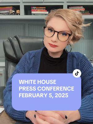 I would like to wake up now. We may not have a functioning government in two weeks. 😔 #iykyk #karoline #pressconfrence #presssecretary #potus 